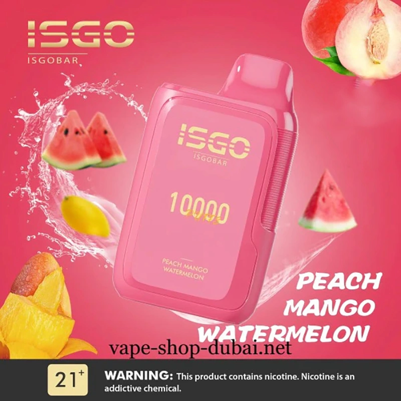 Isgo Bar 10000 Puffs lápiz VAPE desechable VAPE original desechable Cigarrillo eléctrico desirable al por mayor I VAPE