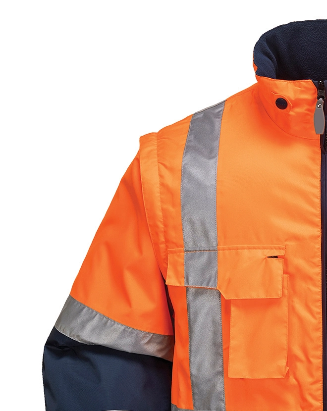 Factory Supply Custom Industrial Reflective Safety Construction Clothing Hi Vis Workwear