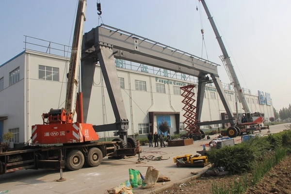 Rtg Container Terminal Gantry Crane Mobile Tyre Type Used for Stacking Containers in Ports