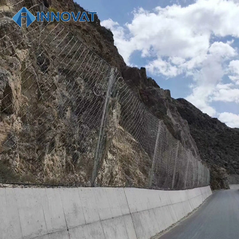 Slope Security Barrier Rockfall Protection Netting Landslide Traffic Safety Barrier Mesh