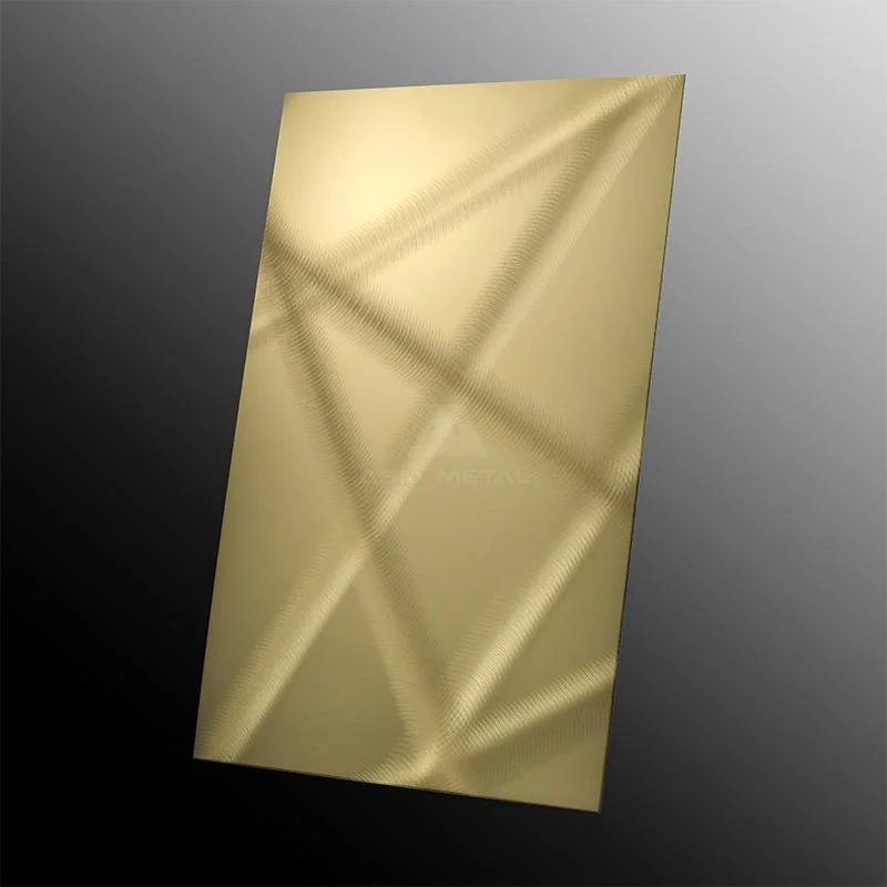 304 Polished Pattern Stainless Steel Sheet for Interior Decoration