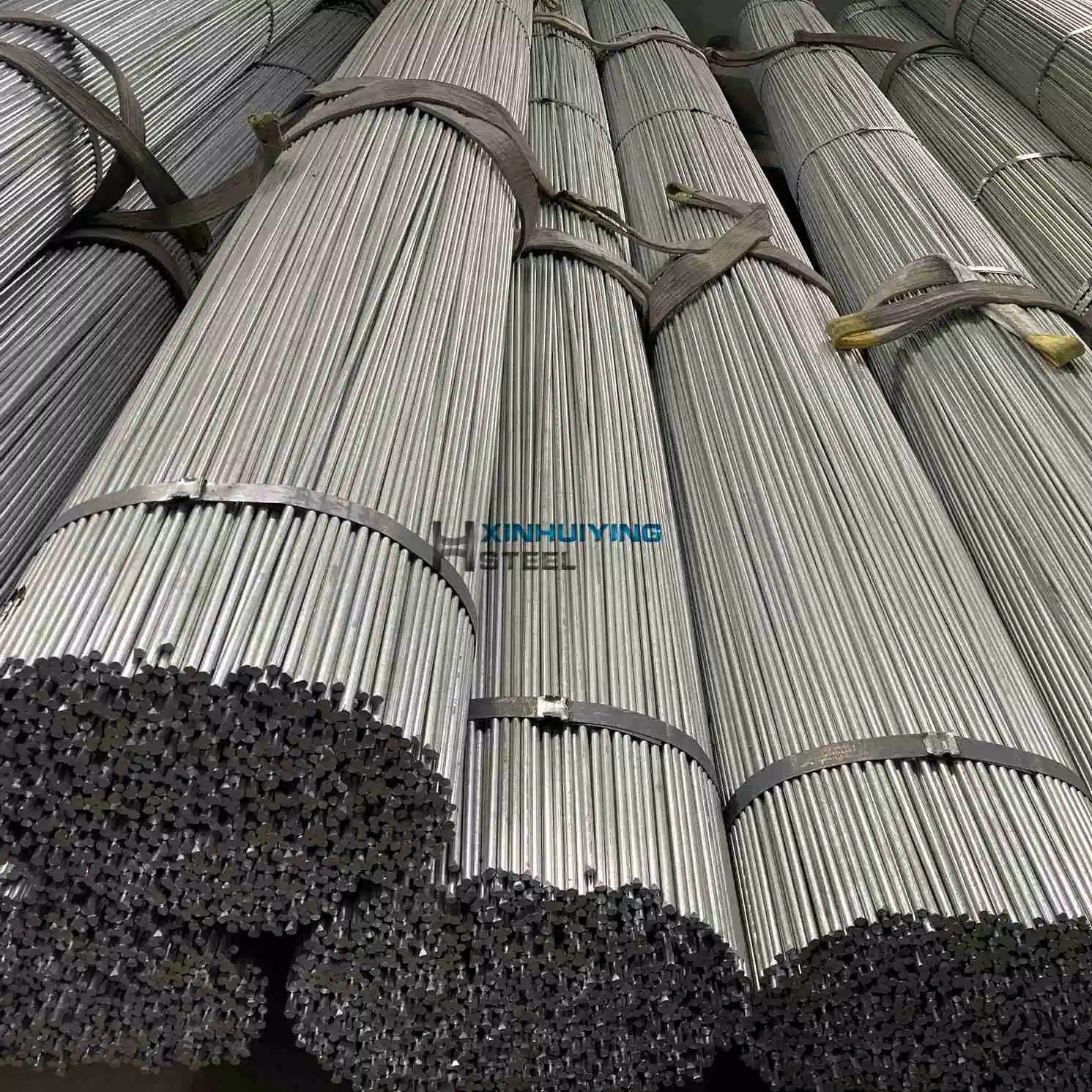 Hot Dipped Galvanized Steel Round Bar 8mm 12mm 16mm Diameter Cut Any Length Zinc Coated Round Bar