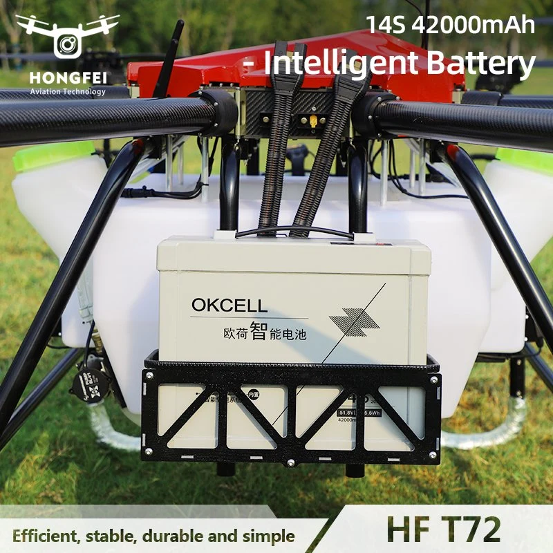 72L Batería Pulverizador Uav de granja agrícola plaguicidas fumigación Agri Drone 8-Axis Dron agrícola fumigan Drone Marco para el Agro el precio de pulverización