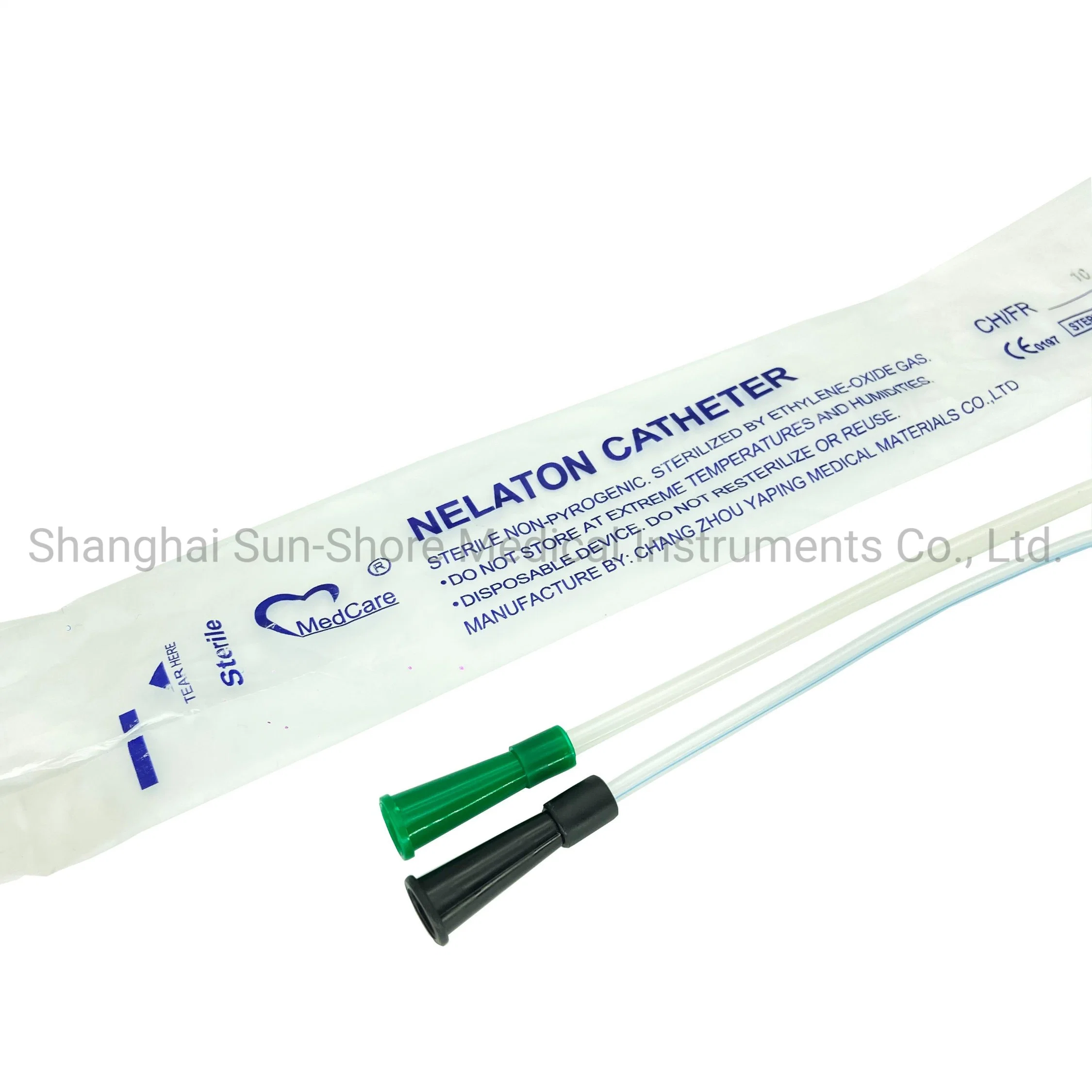 Different Sizes Disposable Low Price Medical Grade PVC Nelaton Catheter