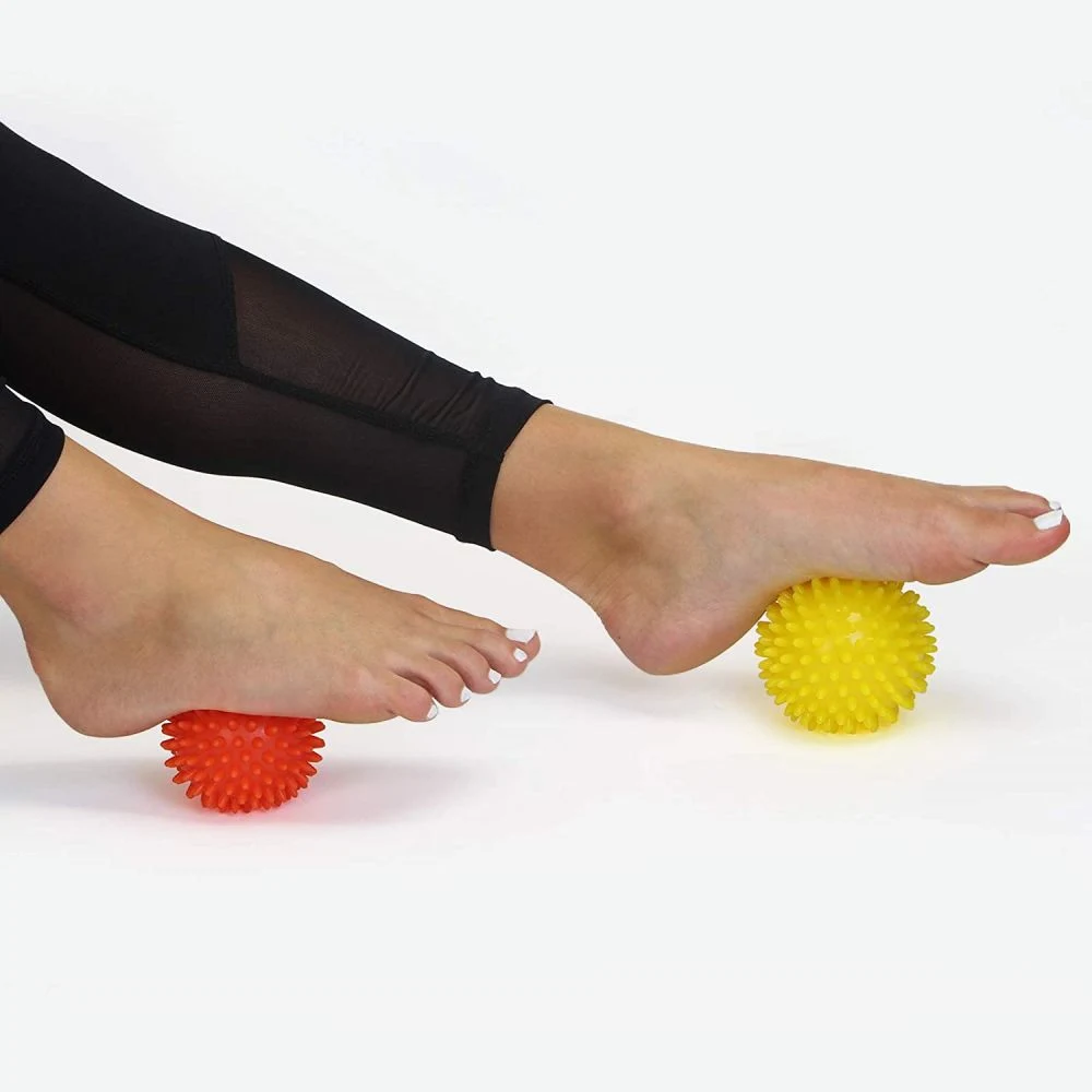 Hard&amp;Soft Erizo combinado de masaje Multifunción el dolor muscular bolas bolas masajeador para el estrés de recuperación de lesiones de la Reflexología