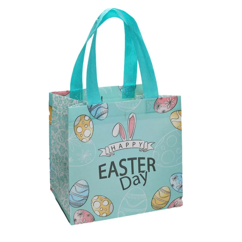 Happy Halloween Easter Holiday Reusable Non Woven Fabric Shopping Gift Promotion Tote Bags