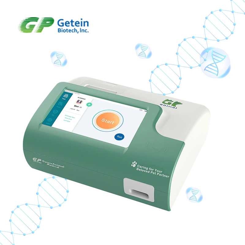 Getein 1100 Vet Clinic Animal Poct Immunoassay Quantitative Rapid Tests Analyzer