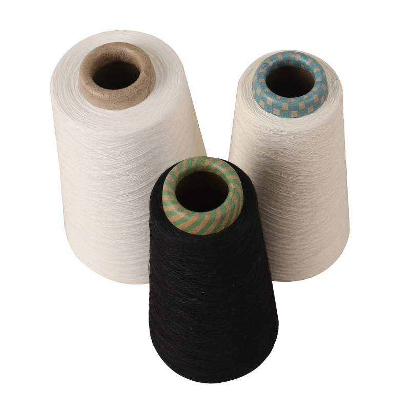 Competitive Raw White 60/40 55/45 50/50 CVC PC Blended Cotton Polyester Yarn