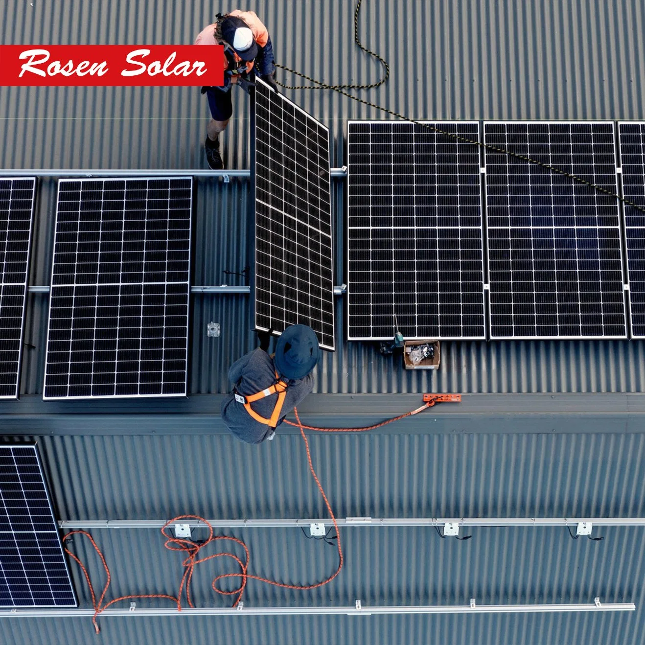 Maison usage commercial système d'énergie solaire 10kw Rosen Hybrid Solar Inverseur