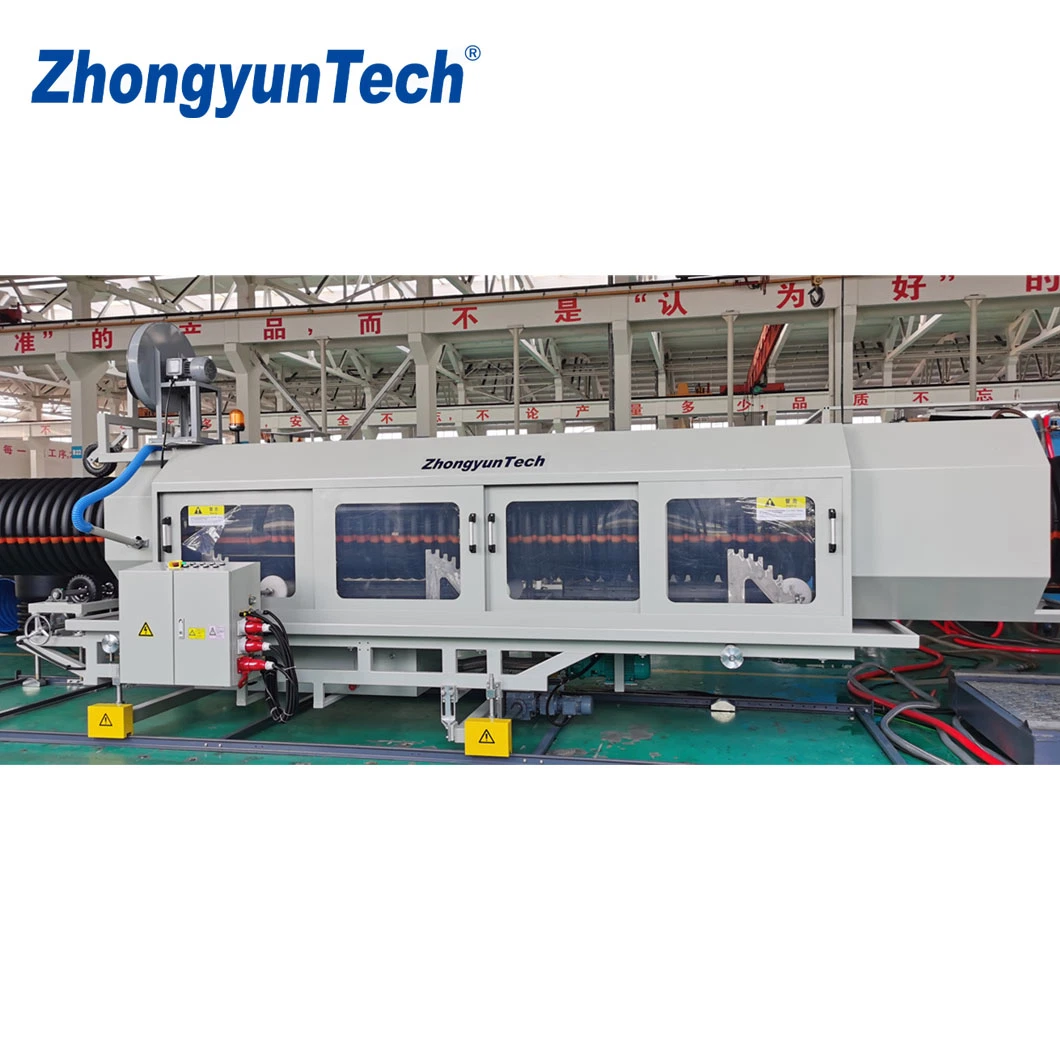 High-Speed HDPE Corrugated Pipe Machine with Pressure Water Cooling System