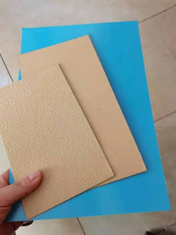 Surlyn/Kraft Paper Coated Orange Peel Stucco Embossed Aluminum Sheet for Jacketing /Thermal Insulation / Moisture Barrier