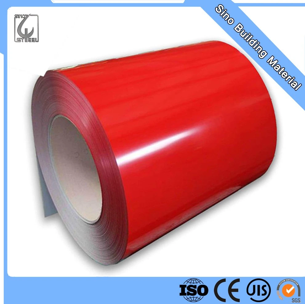 Regular Spangle for Roofing Industry Material PVC Ral Card PPGI Prepainted Steel Coils