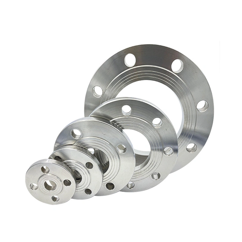 Forged Flat Plain Stainless Steel Flanges Pipe Fittings