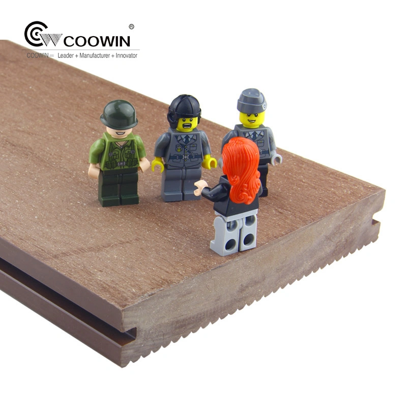 Outdoor Wood Plastic Composite Hardwood Flooring Solid Board