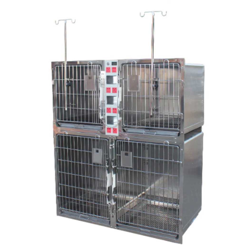 Wtc-06 Stainless Steel Animal Cages Care Veterinary Dog Cage