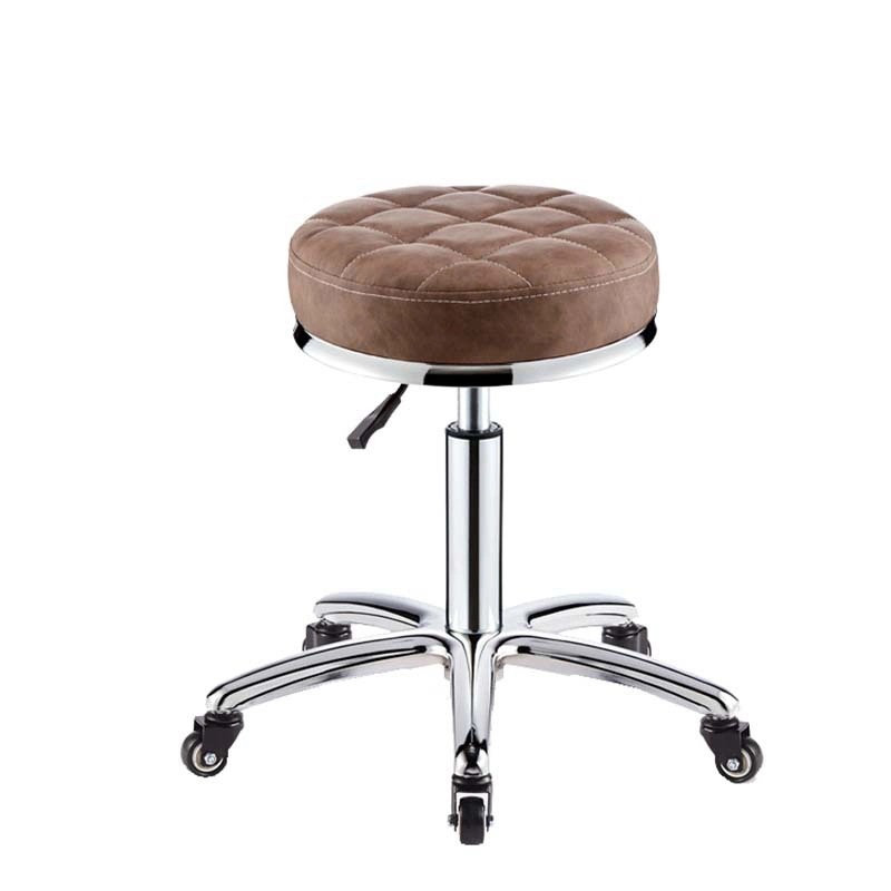 Adjustable Swivel Beauty Salon Massage Hairdresser with Wheels Styling Pedicure Training Bar Stool Chair Dining Chair