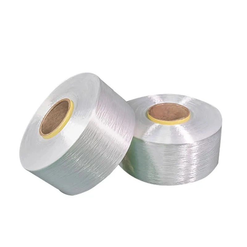 Fils de polyester ity 118D/108F RW AA de filaments de polyester pour tissus crêpe