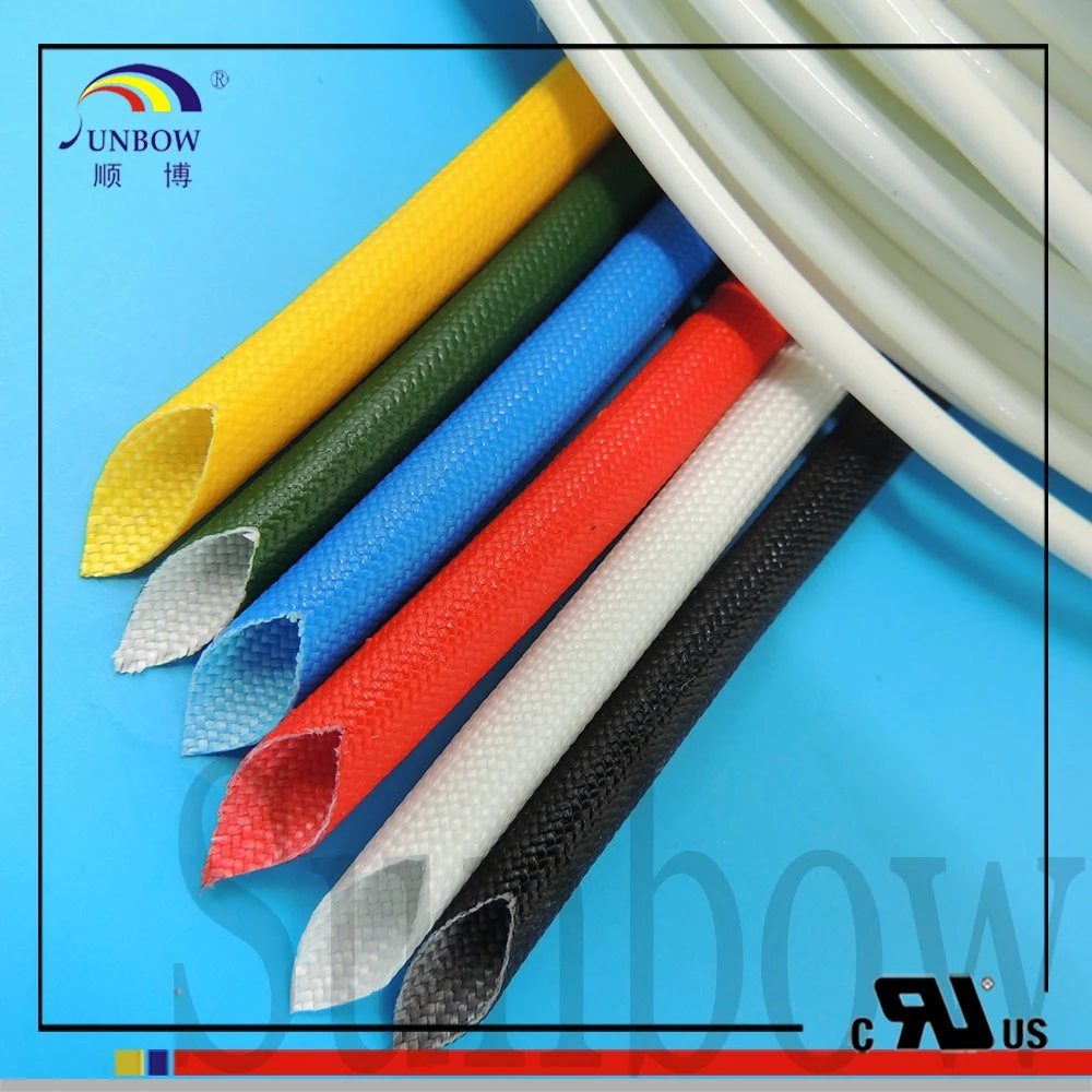 Fiber Glass Braided Sleeving with Silicone Rubber Coating