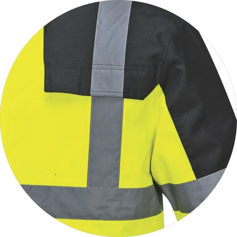Durable Reflective Safety Clothes High Visibility Waterproof Workwear for Sanitation Workers