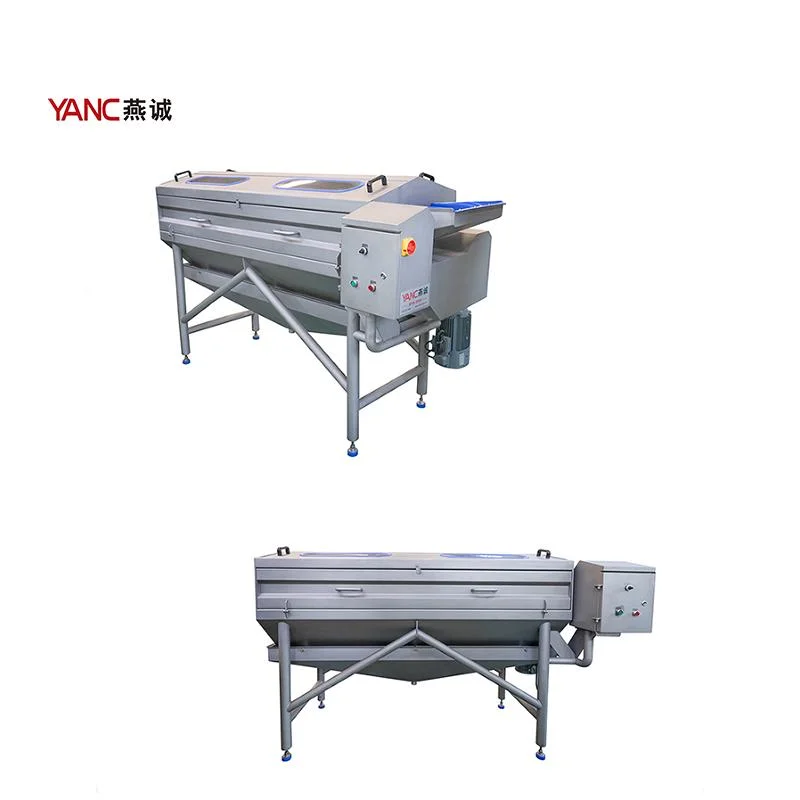 Automatic Fruit and Vegetable Washing and Drying Machine Auto Fruits Vegetables Cleaning Peeling Cutting Machines Price for Sale