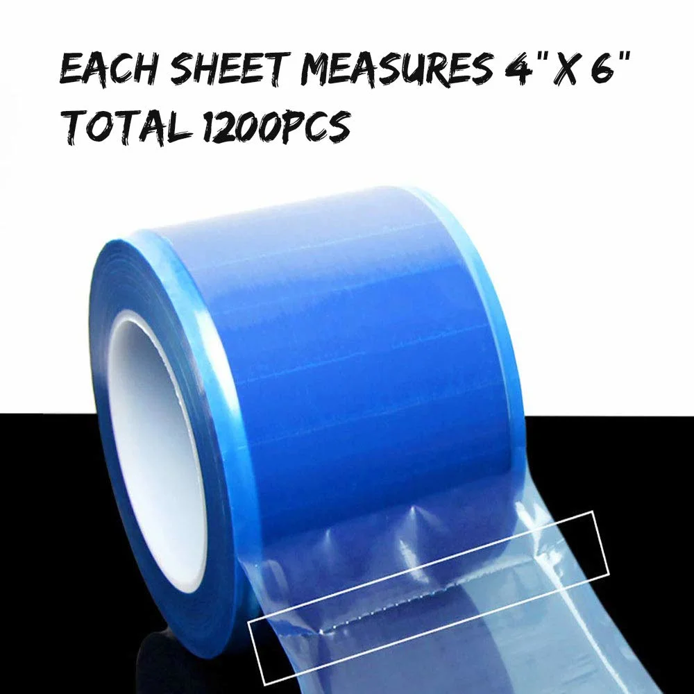 Barrier Film Roll with Dispenser Box Adhesive Barrier Film for Dental, Medical & Tattoo Purposes