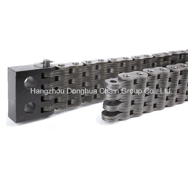 Alloy/Carbon Steel Conveyor Leaf Chain With High Tension