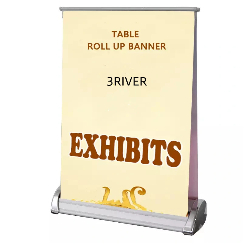 Rectrable Aluminum A3/A4 Double Sided Roll up Stand