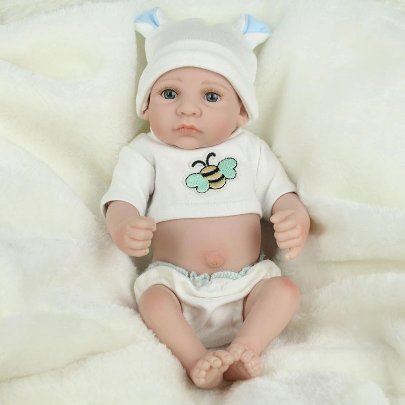 10 Inch Full Vinyl Bonecas Bebe Reborn Baby Doll Kids Plamate Toys