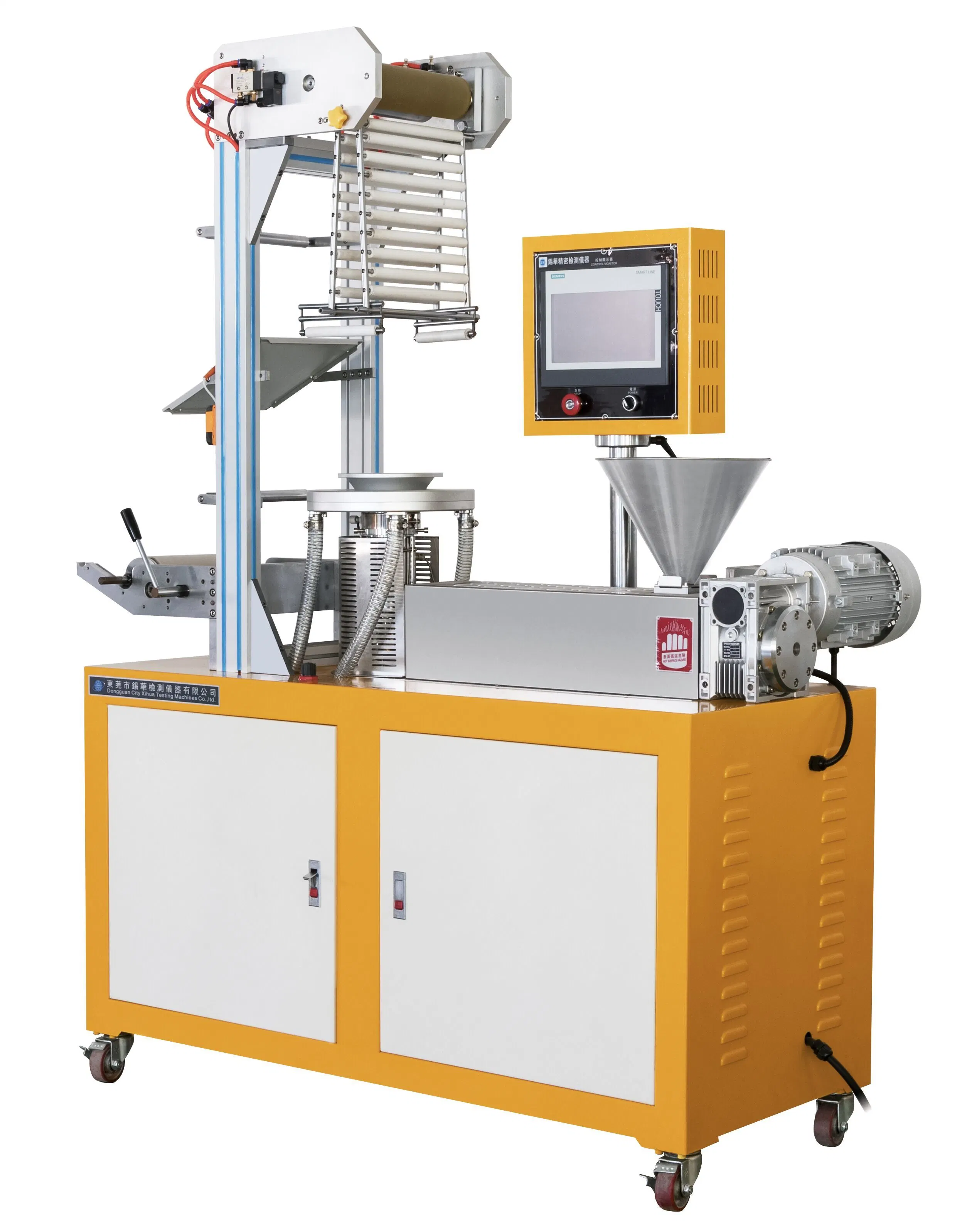 Lab Plastic PE/PLA/PVC/PP/ABA/HDPE/LLDPE Film Blowing Extrusion Machine for Bag Film Making