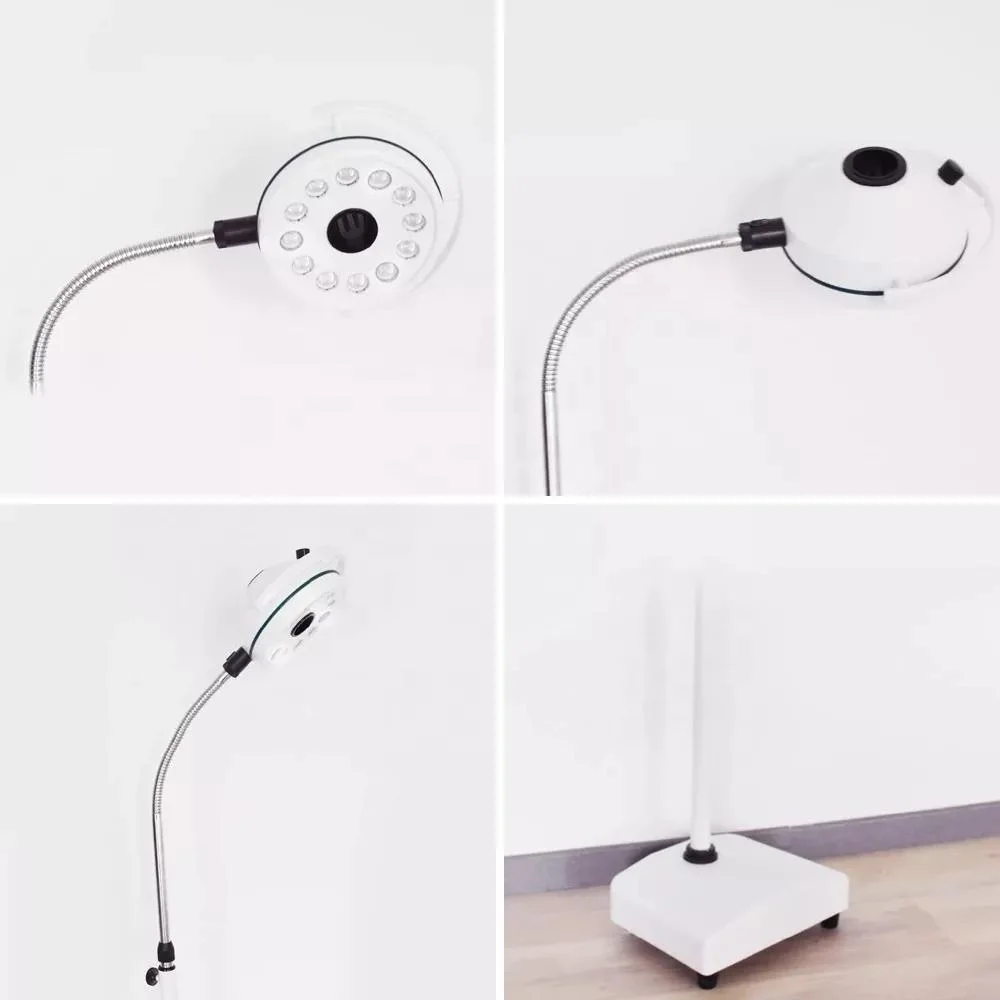 Hot Sale Mobile LED Exam Ceiling Type Hospital Medical Cold Light High Built-in Battery Source Surgical Oeprating Lamp