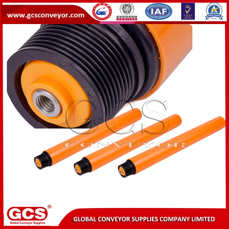 China Mayorista/Proveedor Gravity Roller Transveyors para la venta PU Poly Vee Rodillo