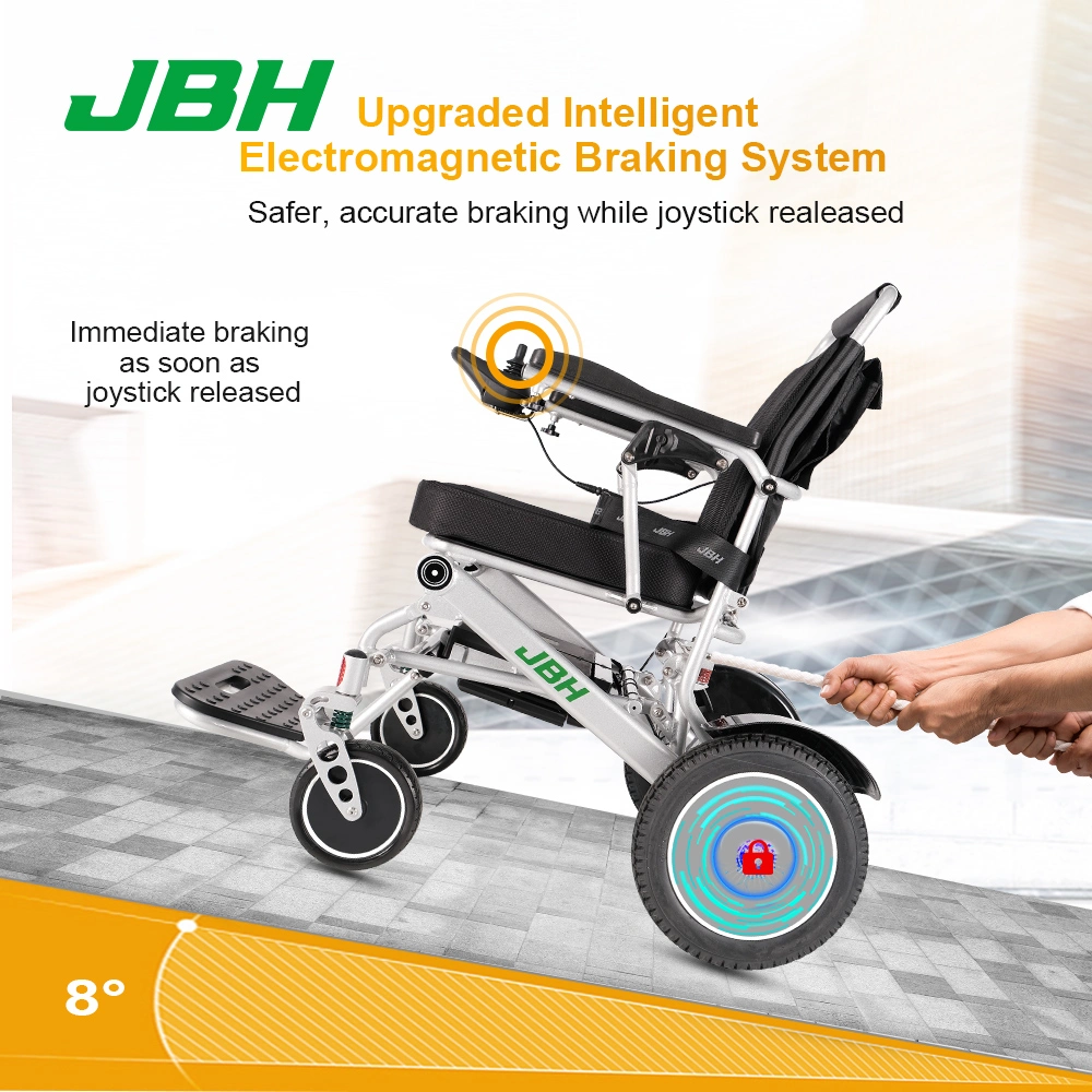 Smart System with Adjustable Backrest Electric Wheelchairs Are Popular in Europe and America