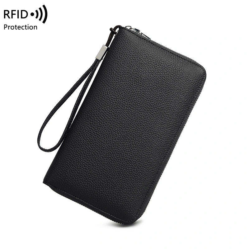 Clutches Wallet Long Zipper Cell Phone Leather Wallet