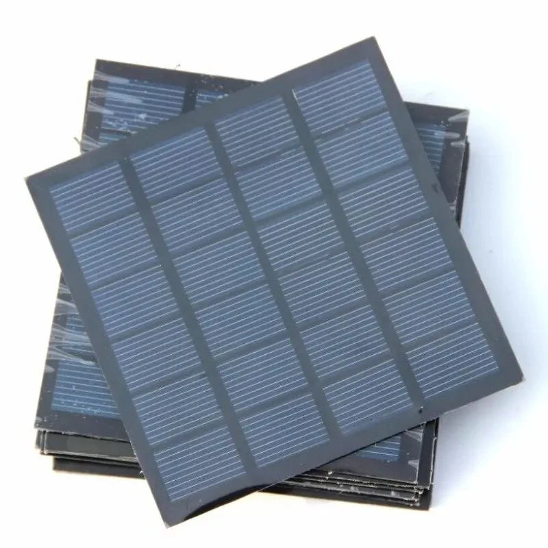 Los paneles solares Pet Mini 6V de 1,5 W Sistema de alimentación de 250mA cargador para batería de 3.7V celda solar de luz LED de la educación