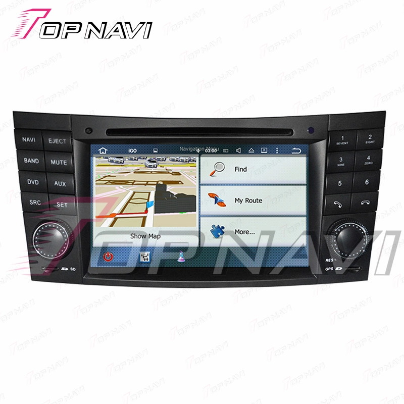 Doppel-DIN-Kopf-Einheit Auto-Audio-System Auto-Video-Player Für Benz E-W211 2002-2008 Android Car Navigation System