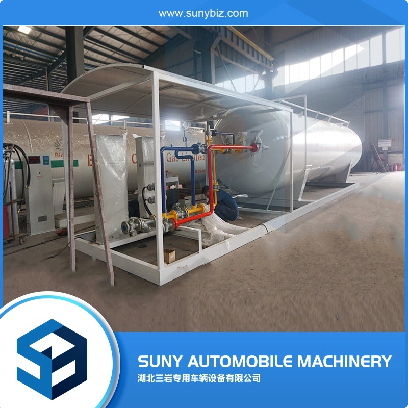 40m3 Mobile LPG Filling Skid Station Gas Cylinder Manufacturer