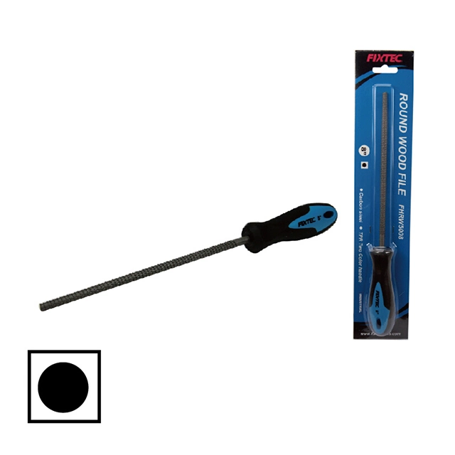 Dent de Scie Fixtec noir 8'' du fichier fichier ronde scie à chaîne de l'outil d'affûtage des couteaux