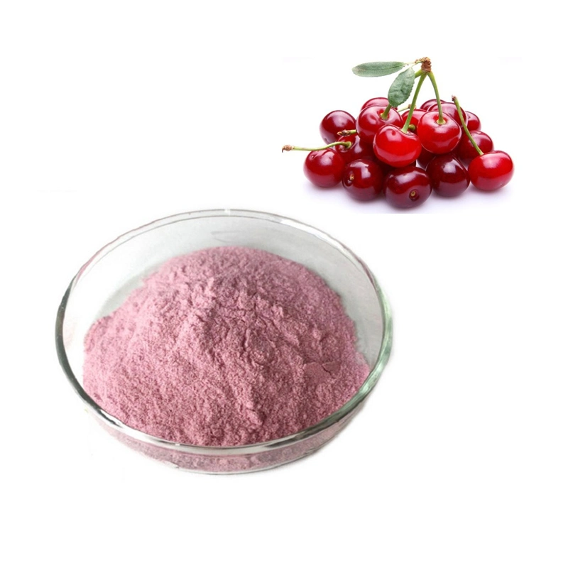 مقتطف من الكرز Acerola 17% 25% مسحوق فاكهة الكرز VC Acerola Cherry