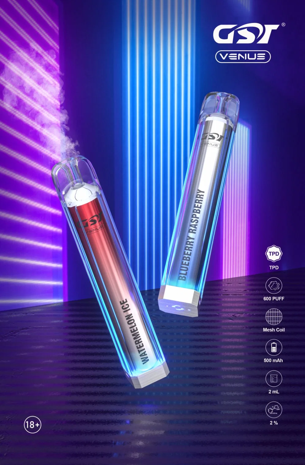 Wholesale/Supplier I Vape Dispsoable 600 Puffs Great Humidity Vape Pen Kit Crystal on 500 mAh Disposable/Chargeable