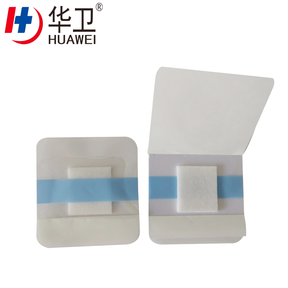 Medical Sterile Waterproof Transparent Wound Dressing Adhesive Dressing with Pad Island Type OEM