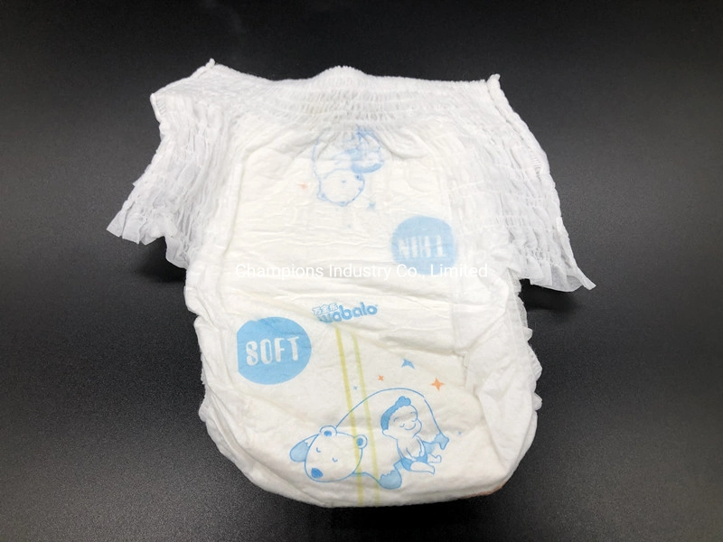 Disposable 3D Leak Guard Fluff Pulp Type Pull up Baby Diaper Pant Baby Products