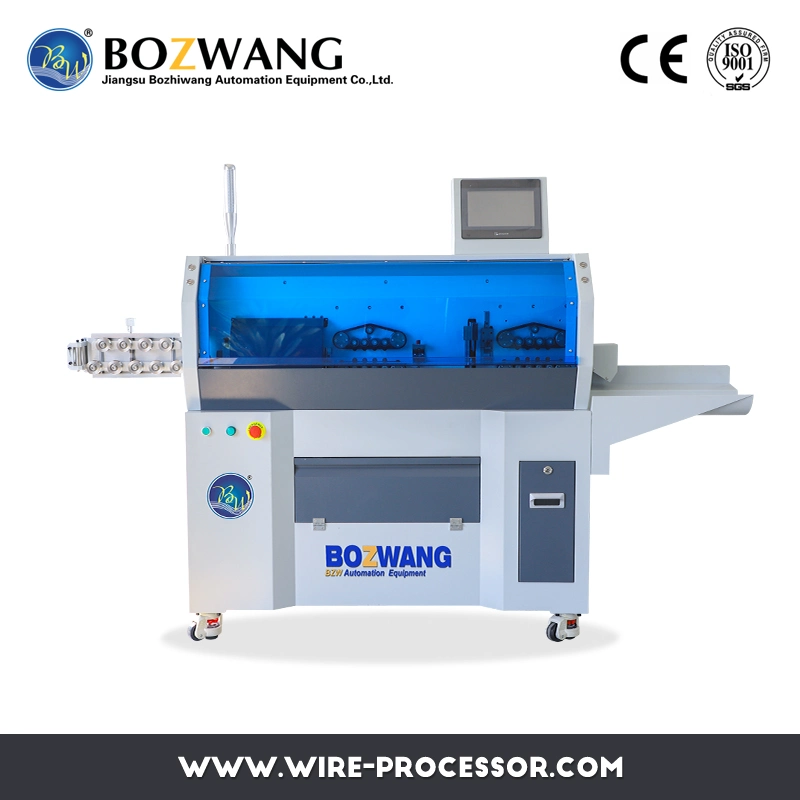 New Energy Cable Electrical Wire Cutting and Stripper Wire Terminal Crimping Cutting Stripping Machine with Rotary Tool