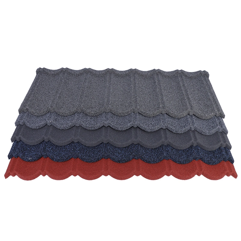 China Roof Lightweight Roofing Materials Stone Coated Metal Roof Tiles Accessories