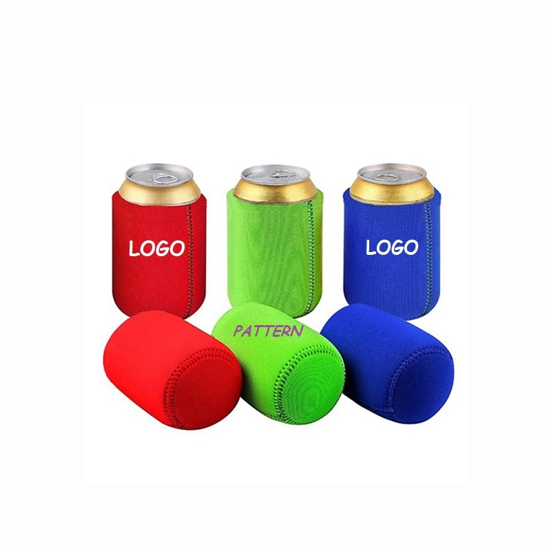 Neoprene Can Sleeves Drink Cooler Tropical Summer Cola Soda Beer Reusable Cans Covers for Weddings Birthday Beach Parties