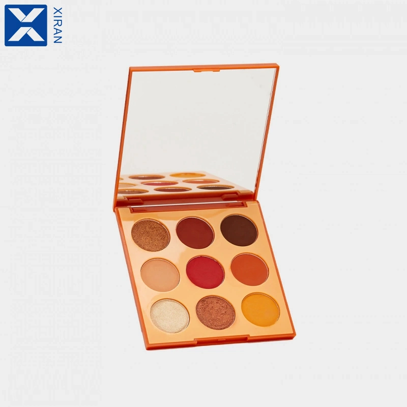 Großhandel Custom Vegan Cruelty Free Eye Shadow Pallet Private Label High Pigment Summer Matte Glitter 9 Color Eyeshadow Palette