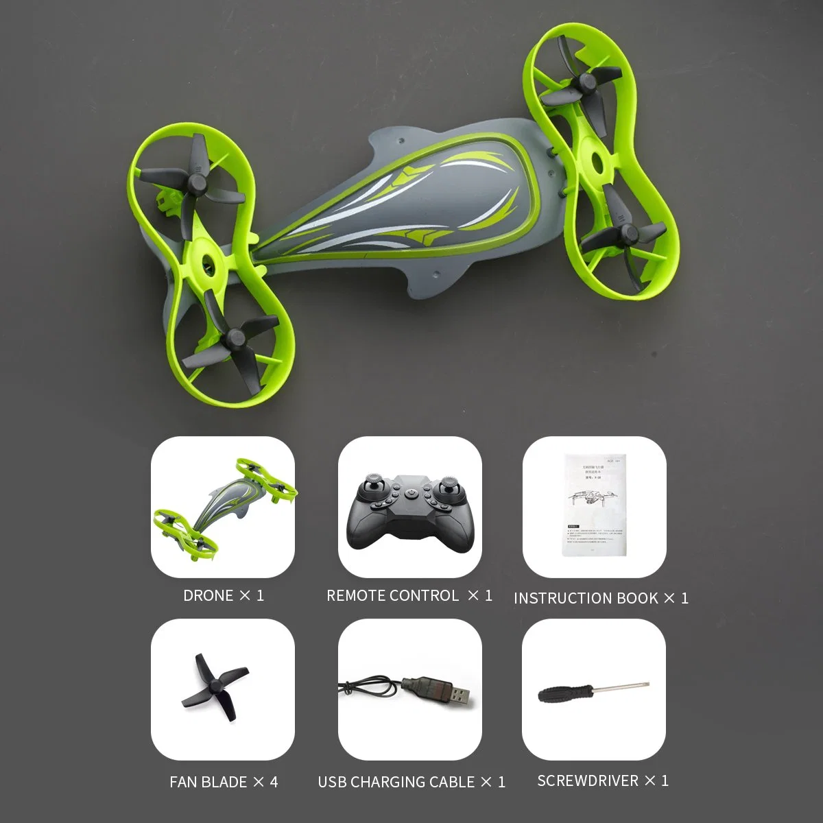 Mini Flying Toy Gravity Sensor Watch Induction RC Mini Drone Hand Gesture Control Mini Drone with