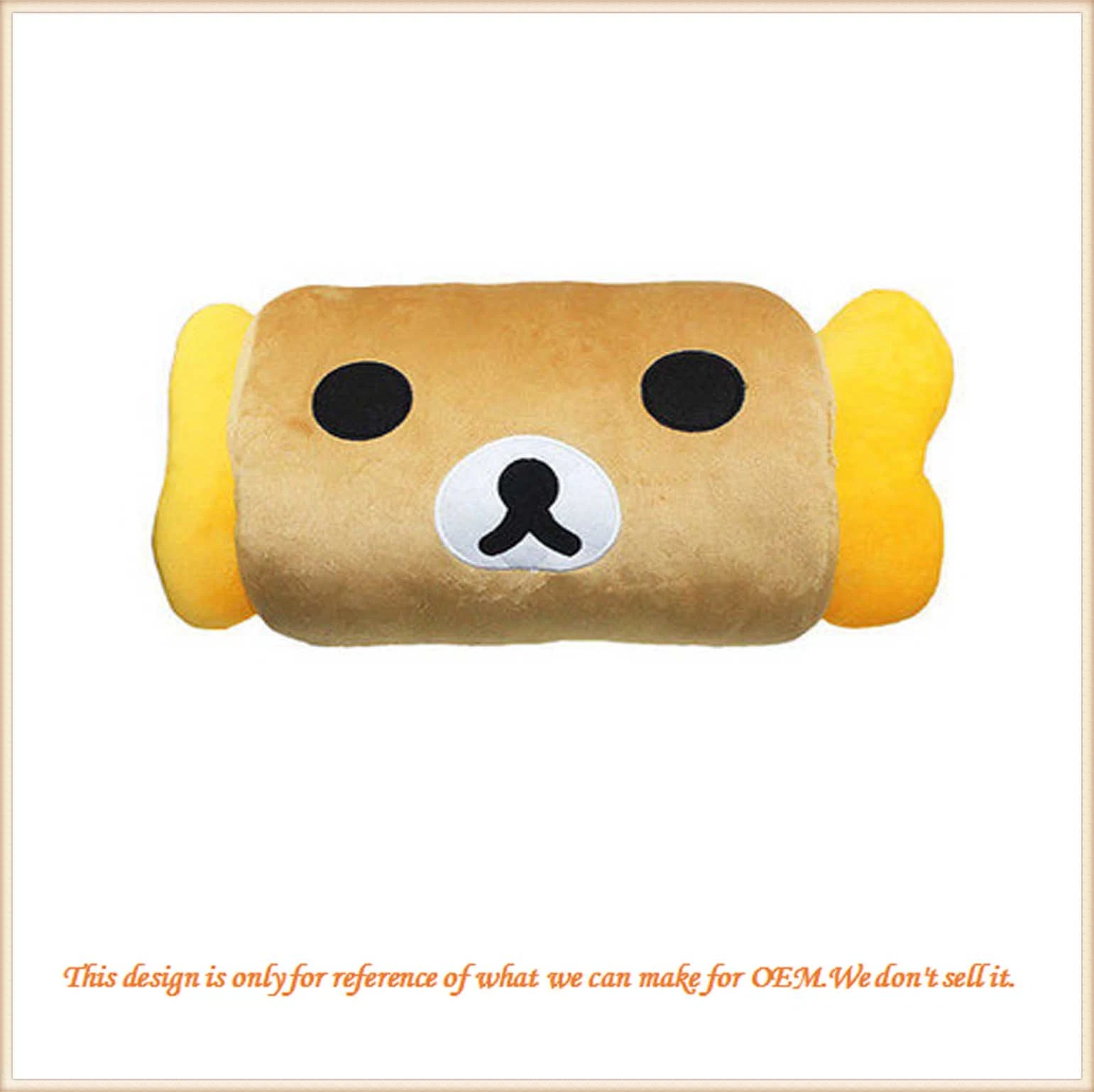 Mascota personalizada perro de juguete de peluche hueso de juguete de peluche