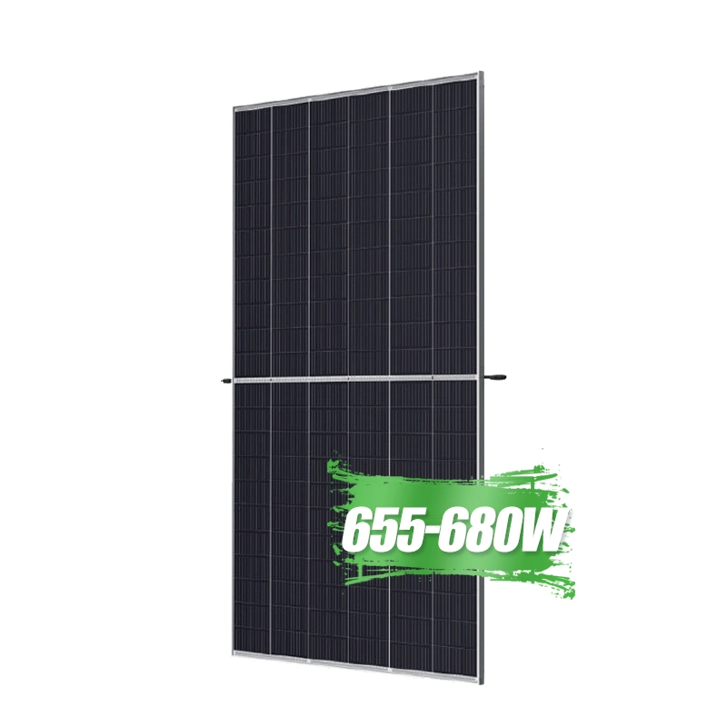 Trina/Yingli 655-670W 680 Watt 210mm Cell Topcon N-Type Cell Solar Panel Module Produits Prix de gros pour système d'énergie solaire.