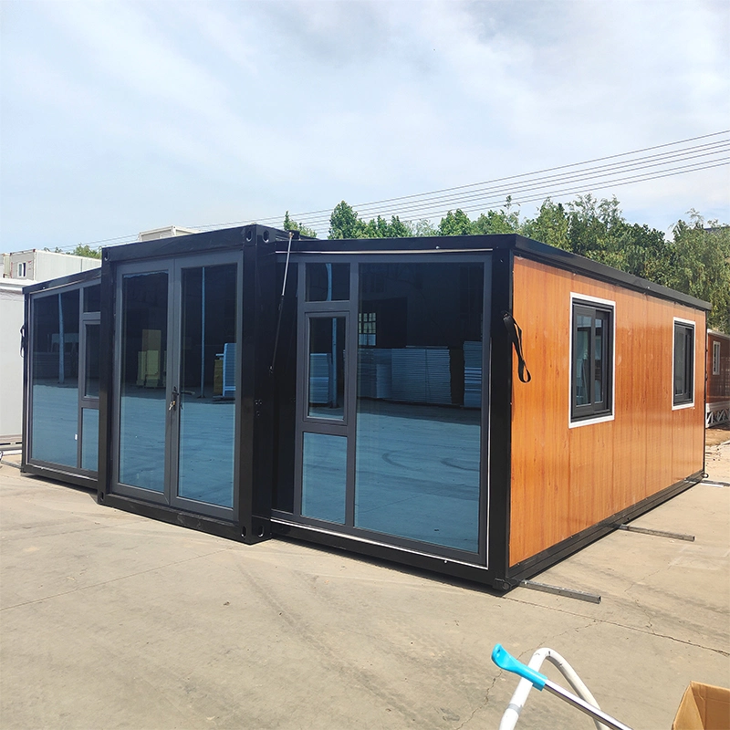 20ft 40ft Tragbare mobile Prefab Home Steel vorgefertigte modulare Gebäude Faltbares erweiterbares Container Haus zum Verkauf