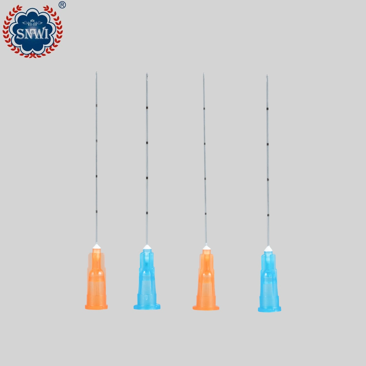 Agulha de injeção hipodérmica de seringa de plástico estéril para fins médicos descartável com EC Aprovado pela ISO